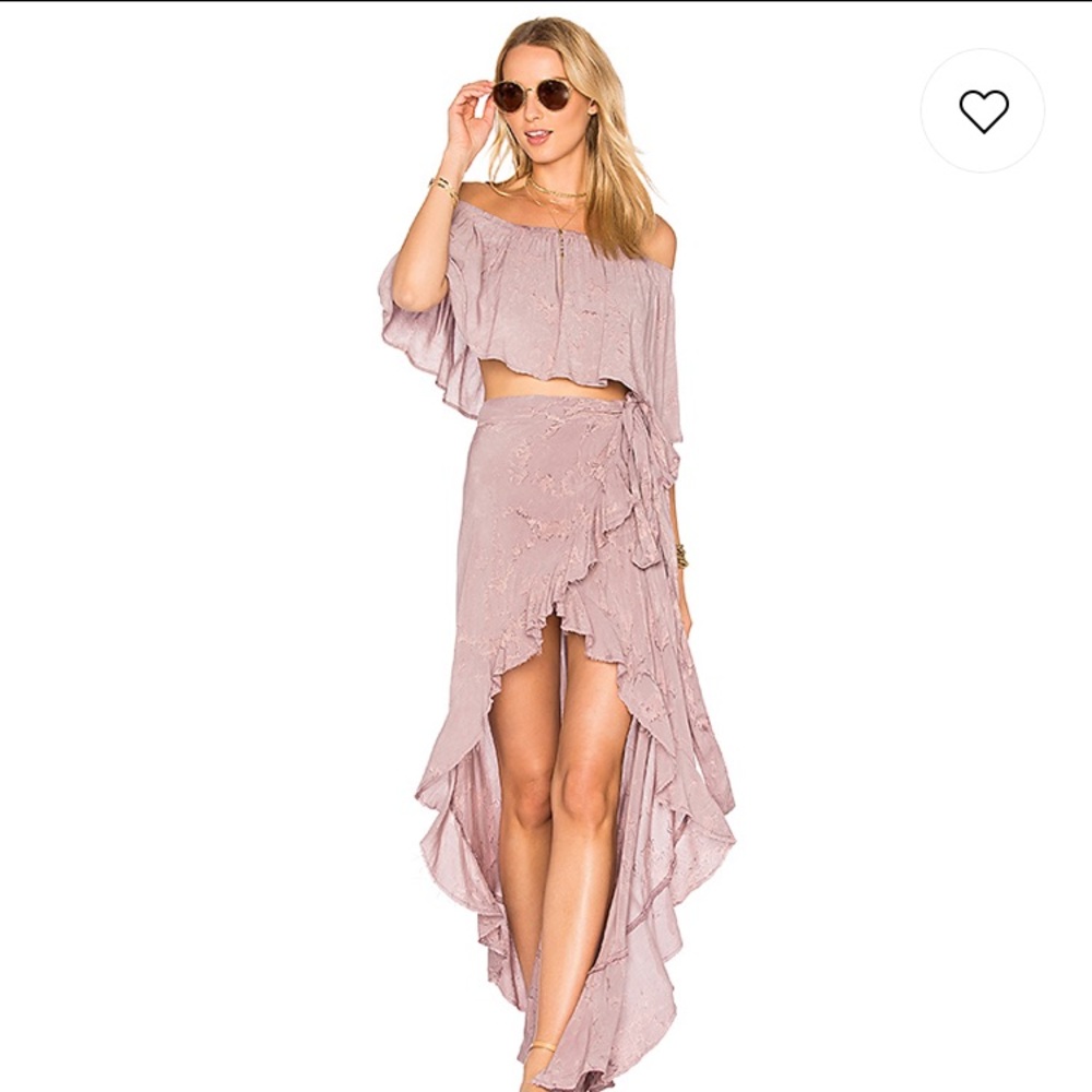 Blue Life Aura Skirt in Rain Violet